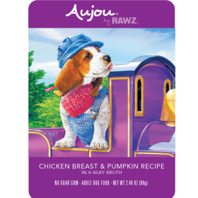 AUJOU CHKN/PMPKN  DOG 8/2.46 OZ