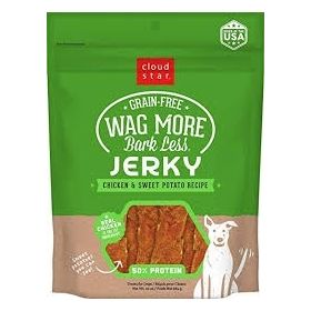 WAG MORE GF JERKY CKN/SWT POT 10 OZ