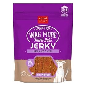 WAG MORE GF JERKY DUCK/APPLE 10 OZ