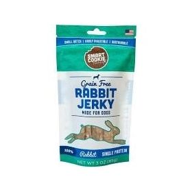 100% RABBIT JERKY STRIPS - 3 OZ