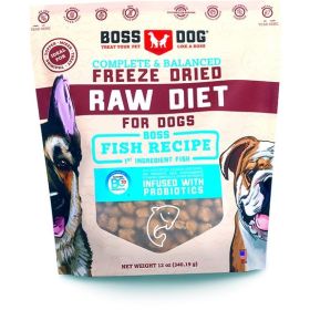 BOSS DOG FD FISH - 12 OZ