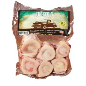 TUCKER'S RAW BEEF BONE TOY 6PK