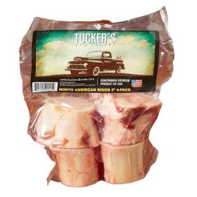 TUCKER'S RAW BISON BONE 2" - 4 PK