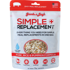 SIMPLE REPLACEMENT PORK/RICE/PMKN - 7 OZ