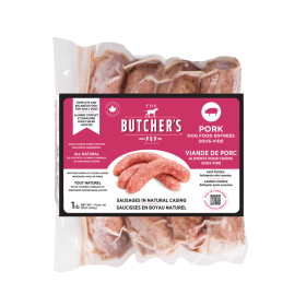 BUTCHER'S PUP PORK SAUSAGES - 6/1#