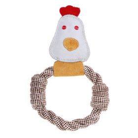 CALICO CHICKEN - ROPE RING