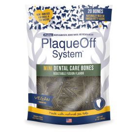 PLAQUEOFF MINI VEGGIE BONES - 20 CT