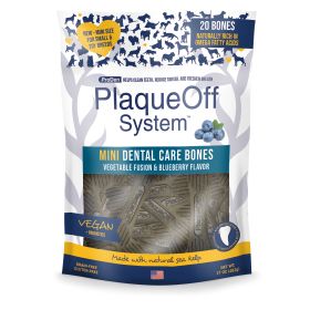 PLAQUEOFF MINI VEG/BBRRY BONES - 20 CT