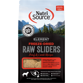 ELEMENTS BEEF/LAMB FD RAW SLIDERS 20OZ