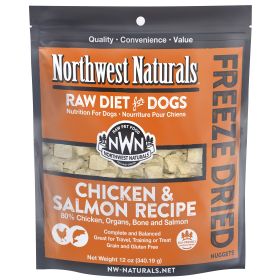 NWN CHICKEN / SALMON FD NUGGETS 12 OZ