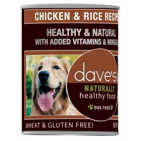 DAVES NAT. CHKN/RICE 12/13 OZ