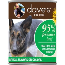 DAVES 95% BEEF/BEEF LVR 12/13 OZ