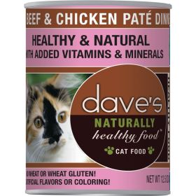 DAVES CAT BEEF & CHICKEN 12/12.5 OZ