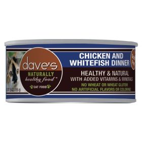 DAVES CAT CHICKEN/WHT FISH 24/5.5 OZ