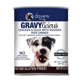 DAVE'S GRAVYLIC. CKN/DUCK/VEG - 12/12 O