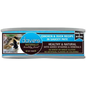 CAT SAUCEY PATE CHKN/DUCK - 24/5.5 OZ