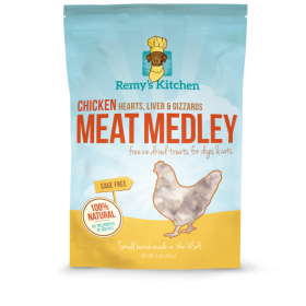 CHICKEN MEAT MEDLEY - 3 OZ