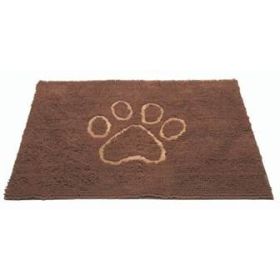 DIRTY DOG DOORMAT MED. - MOCHA BROWN