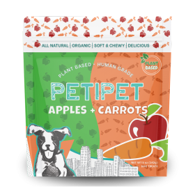 PETIPET APPLE/CARROT TREATS - 5 OZ