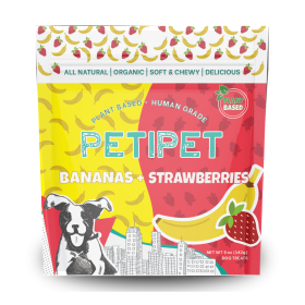 PETIPET BANANA/STRWBRY TREATS - 5 OZ