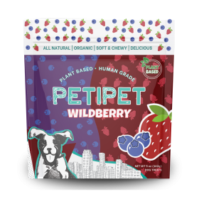 PETIPET BLUEBRY/STRWBRY TREATS - 5 OZ