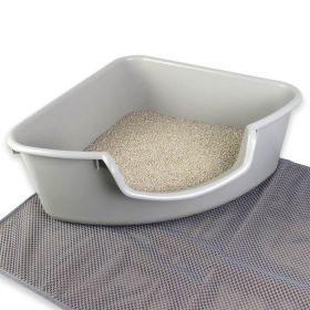 CORNER LITTER BOX- GREY