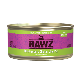 RAWZ 96% CHKN/ LIVER CAT 24/5.5 OZ