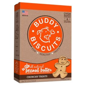 BUDDY BISCUITS - PEANUT BUTTER 16OZ